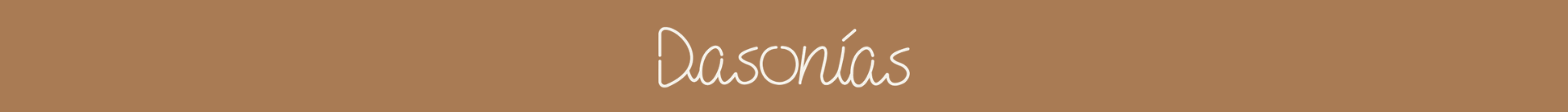 Dasonías