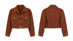 Chaqueta Denim Marron