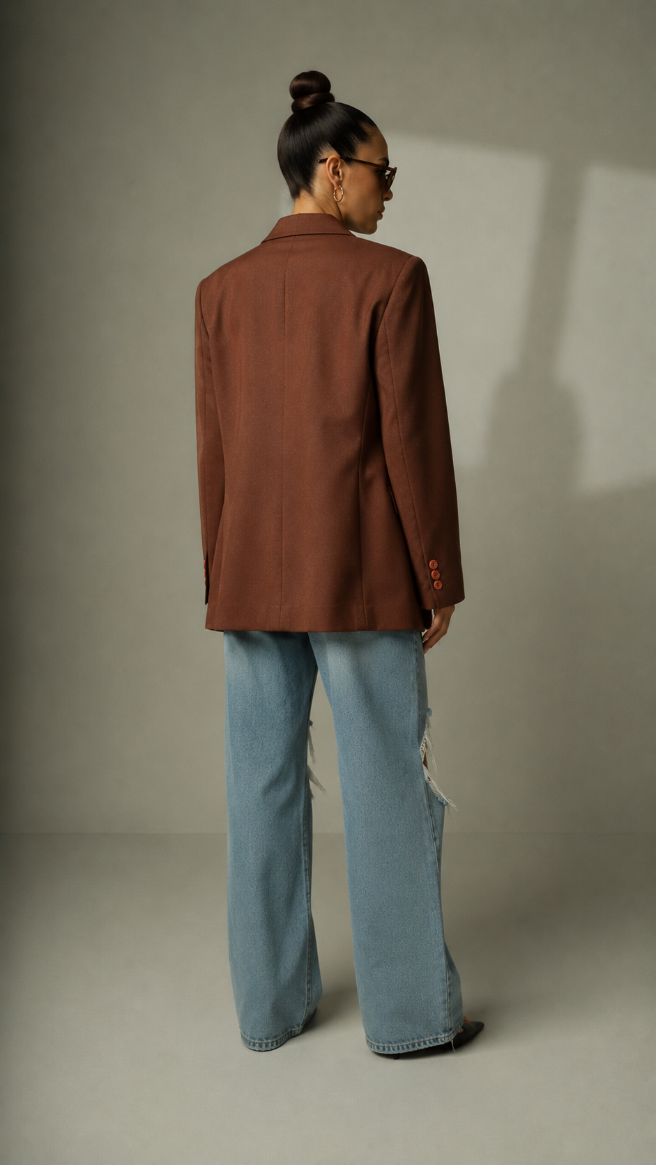 Blazer Vintage Marrón