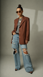 Blazer Vintage Marrón