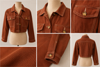 Chaqueta Denim Marrón