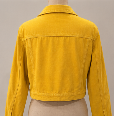 Chaqueta Denim Amarilla