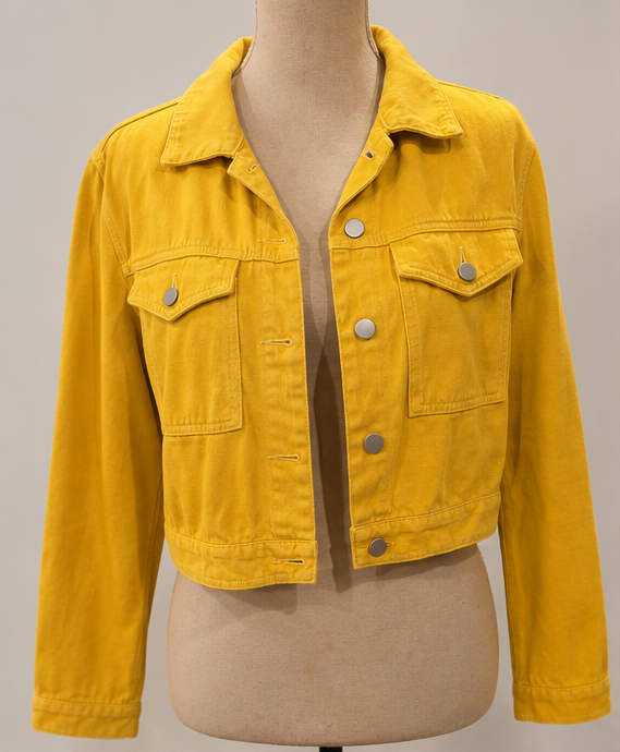 Chaqueta Denim Amarilla