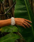 Pulsera coral blanco
