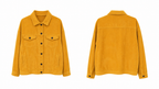 Sobrecamisa de Pana Mostaza