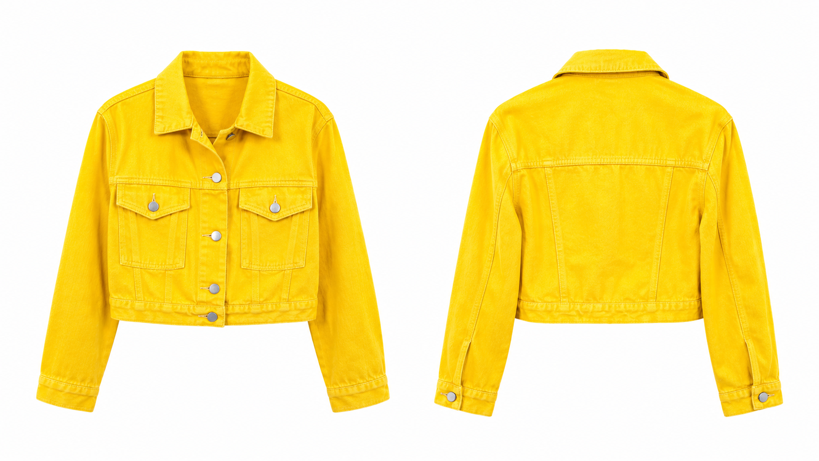 Chaqueta Denim Amarilla