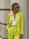 Blazer verde manzana