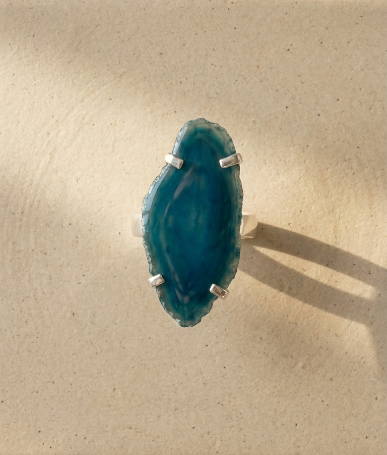 Anillo Ágata Océano