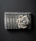 Choker tejido con flor artesanal