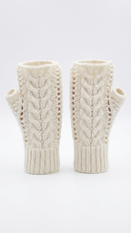 Guantes de lana tejidos